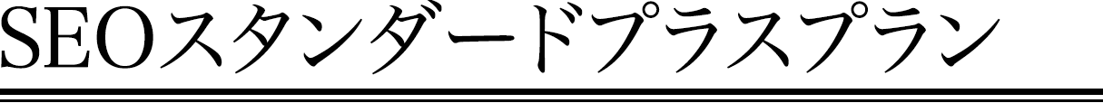 SEOスタンダードプラスプラン